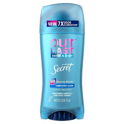 Secret Outlast Clean Deoderant 2.6oz