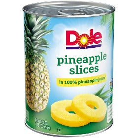 Dole Canned Pineapple Slices 20oz