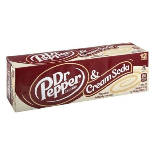 Dr. Pepper Cream Soda 12pk
