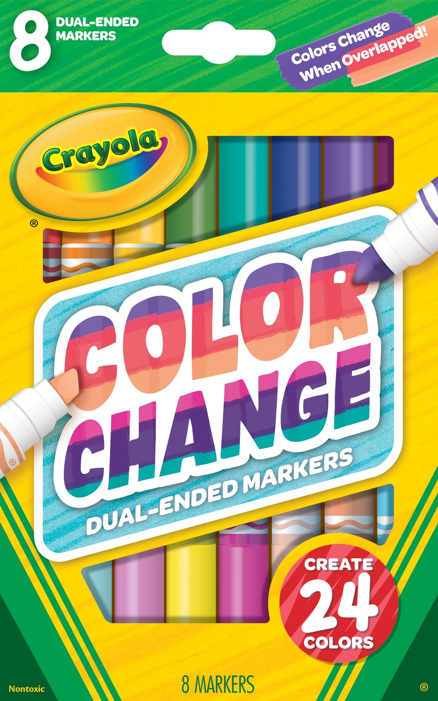 Crayola Color Change Dual Ended Markers 8 markers