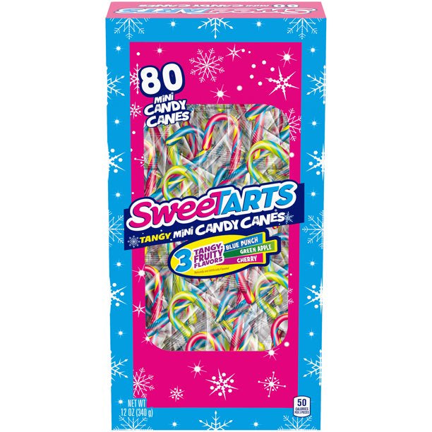 Sweetarts Mini Candy Canes 80ct