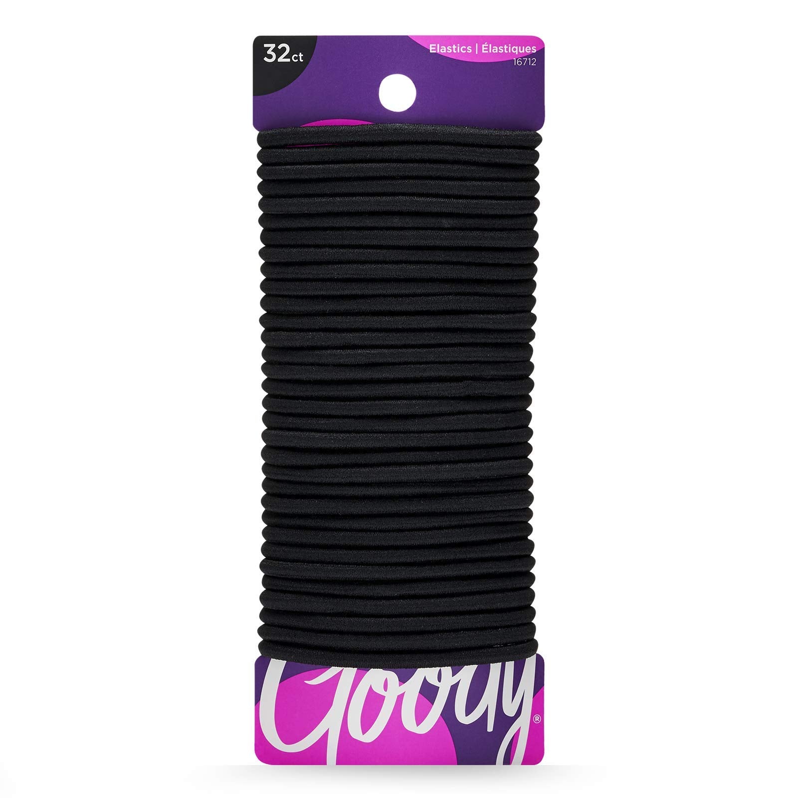 Goody Black Hair Elastics 32ct