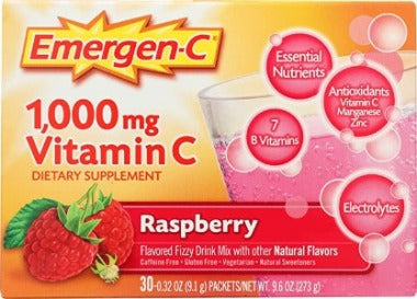 Emergen-C 30pk Raspberry