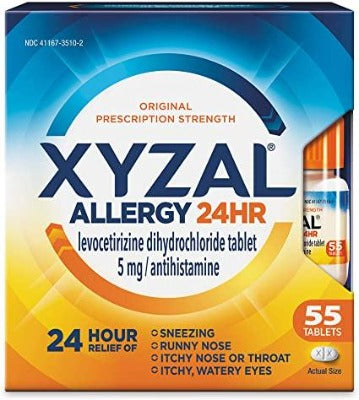 Xyzal Allergy Tablets 55 count