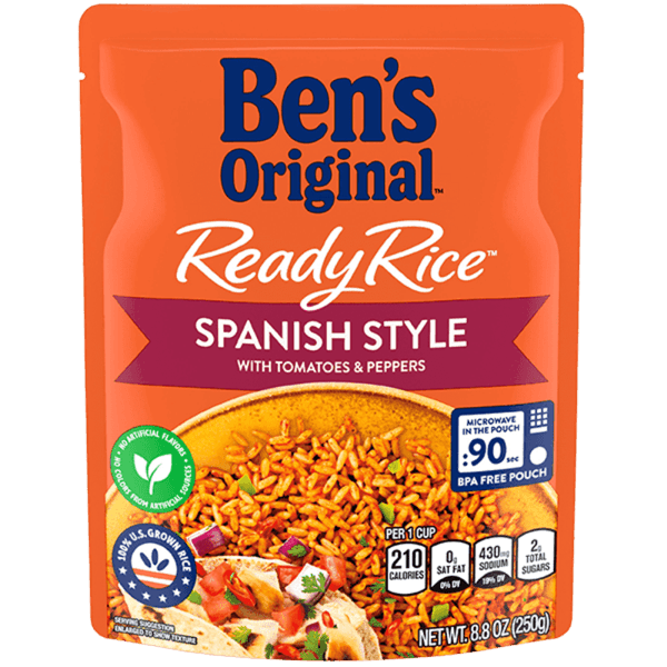 Ben's Ready Rice Spanish Style Rice w/ Tomatoes & Peppers 8.8oz