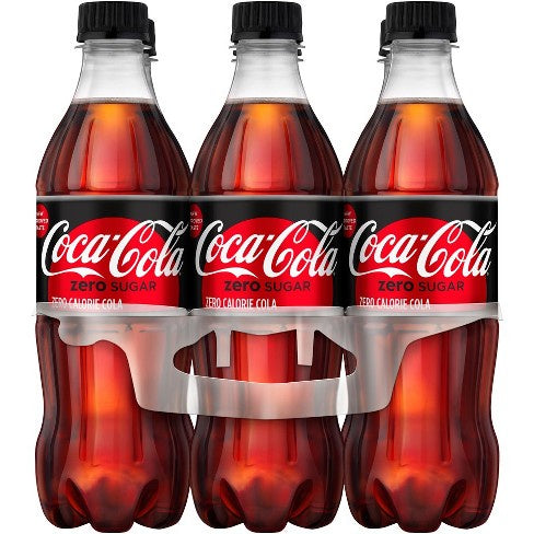 Coke Zero Sugar 16.9oz Bottles 6 pack