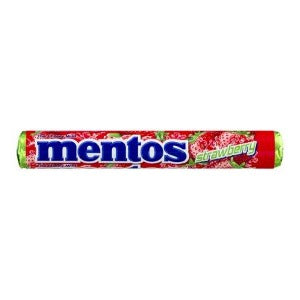 Candy Mentos Strawberry 1.32 oz. roll