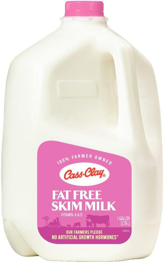 Cass Clay Milk Skim Gallon