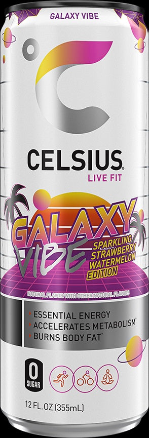 Celsius Energy Drink Galaxy Vibe 12oz