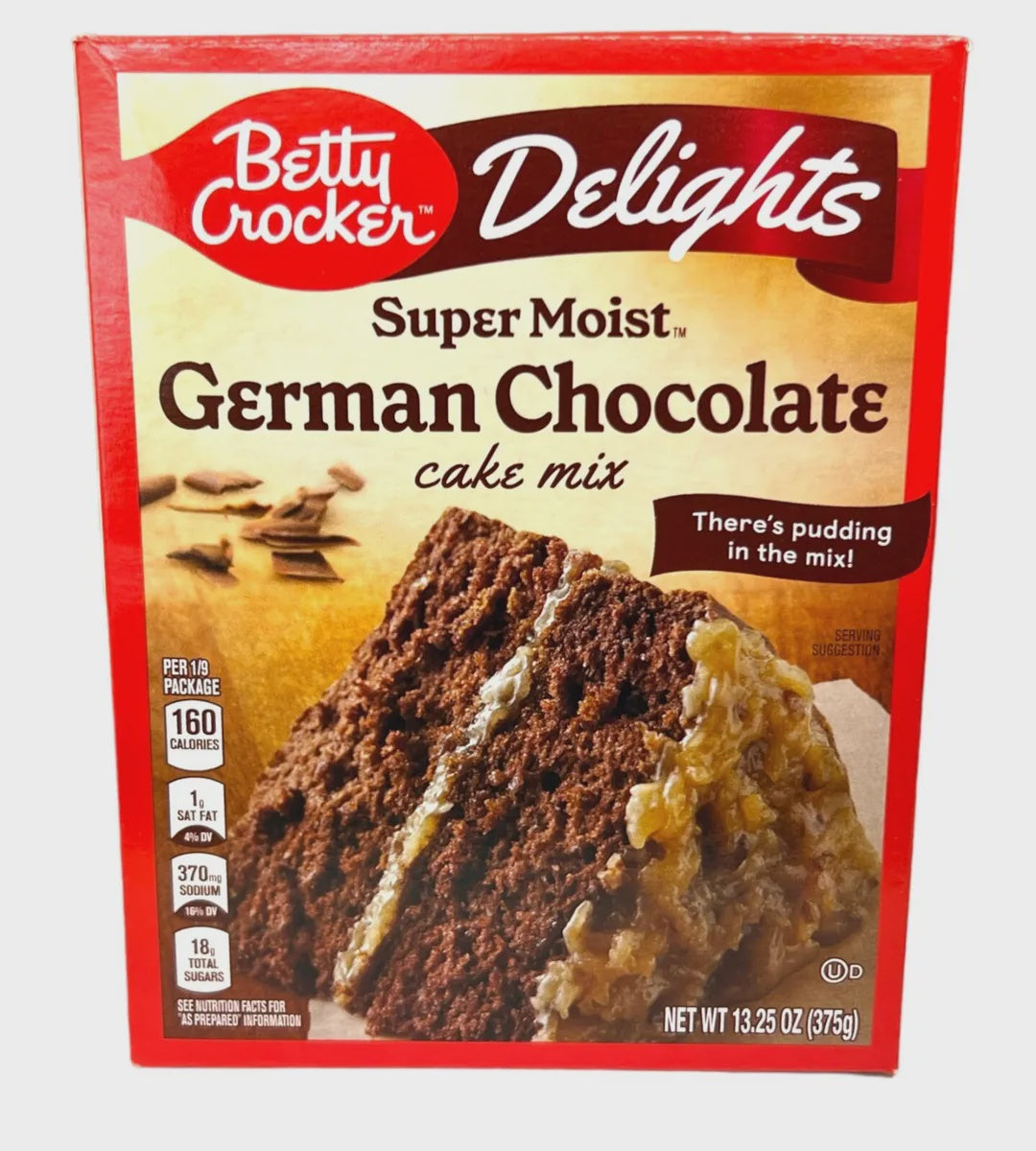 Betty Crocker Delights Supermoist Cake Mix German Chocolate 13.25oz