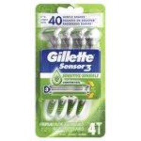 Gillette Sensor 3 Sensitive Shavers 4pack