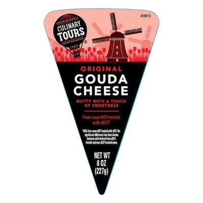 Culinary Tours Smoked Gouda Wedge Cheese 8oz