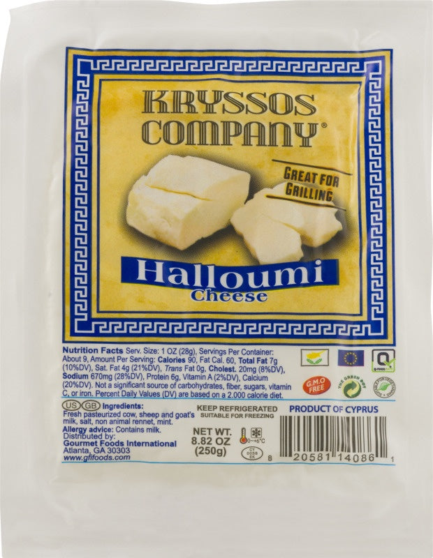 Kryssos Halloumi Cheese 8.82oz