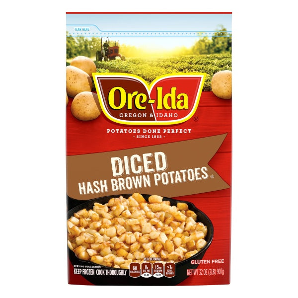 Ore Ida Diced Hash Brown Potatoes 32oz