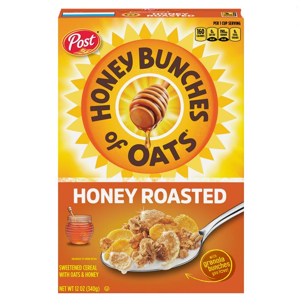 Honey Bunches of Oats honey roasted 12oz.