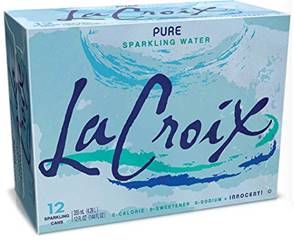 La Croix Pure Sparkling Water 12 cans
