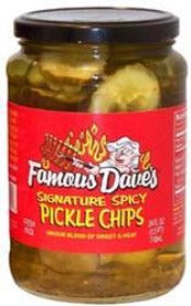 Famous Dave's Signature Spicy Pickle Chips 24oz