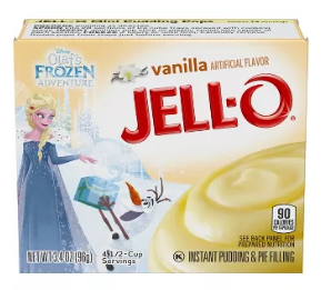 Jell-O Instant Pudding Vanilla 3.4oz