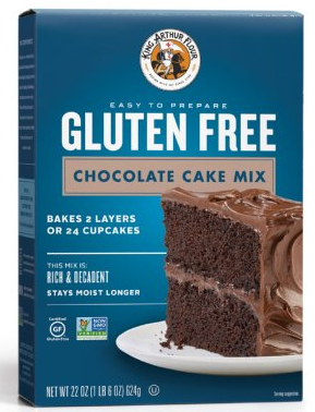 King Arthur Chocolate Cake Mix Gluten Free 22oz