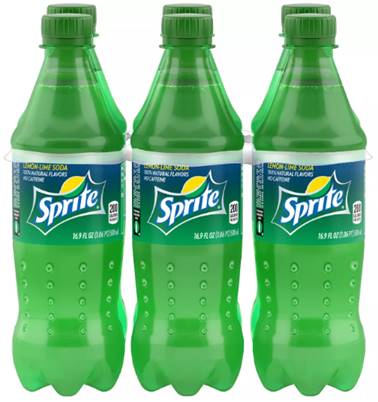 Sprite 16.9 oz Bottles 6 pack