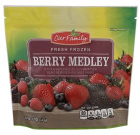 Our Family Frozen Berry Medley 12 oz
