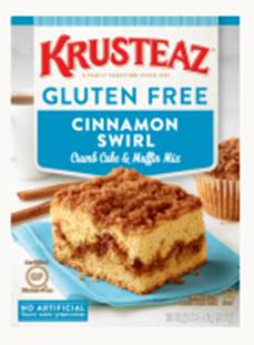 Krusteaz GF Cinnamon Swirl Crumb Cake & Muffin Mix 20oz