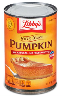 Libby's 100% Pure Pumpkin Canned 15oz