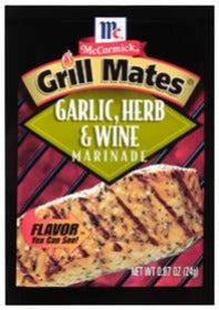 Grill Mates Garlic, Herb & Wine Marinade Mix .87oz