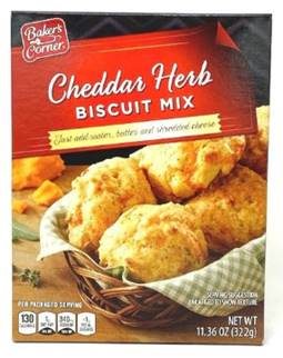 Baker's Corner Cheddar Herb Biscuit Mix 11.36oz