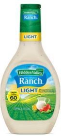 Hidden Valley Light Ranch Dressing - 16 fl oz