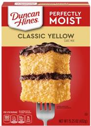 Duncan Hines Cake Mix Classic Yellow 15.25oz