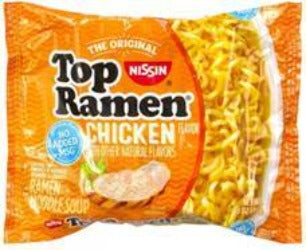 Top Ramen Chicken Flavor Noodle Soup 3oz
