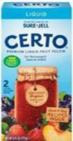 Certo Liquid Fruit Pectin 6 oz