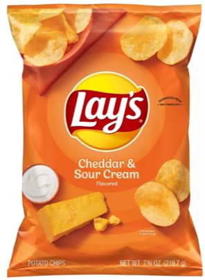 Lay's Chips Cheddar & Sour Cream 7.75oz