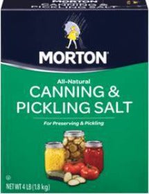 Morton Pickling and Canning Salt 4 lb