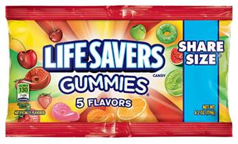 Lifesavers Gummies 5 Flavors 4.2oz