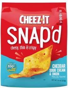 CHEEZ-IT Snap'd Cheddar Sour Cream & Onion 7.5oz
