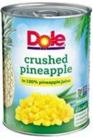 Dole Canned Pineapple Crushed 20oz