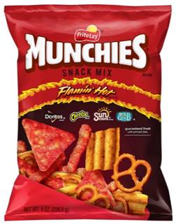 Frito Lay Munchies Flamin' Hot Snack Mix 8oz