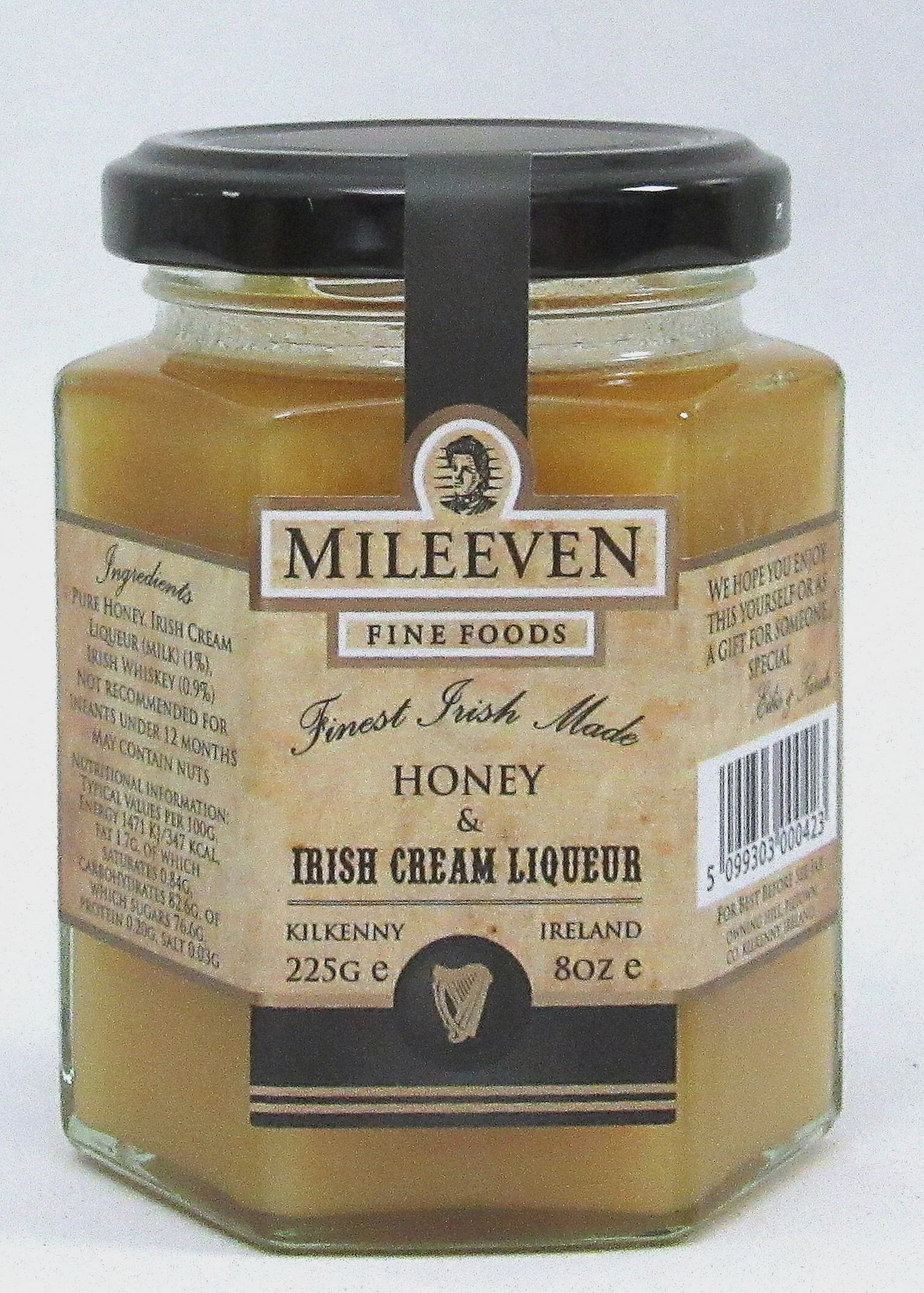 Mileeven Honey & Irish Cream Liqueur 8oz