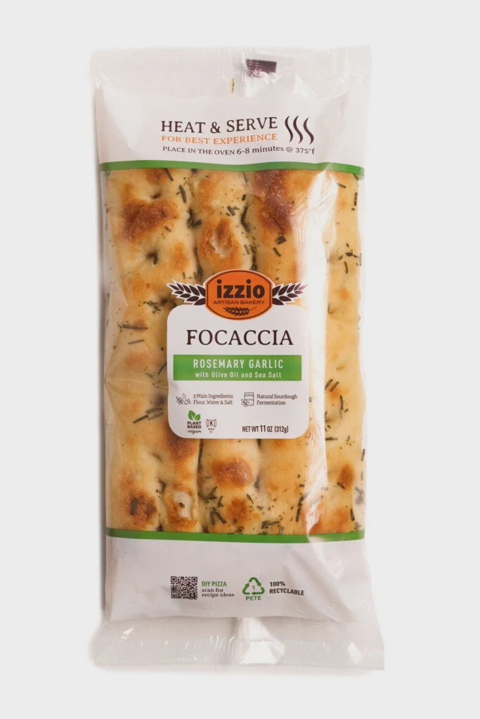 izzio Rosemary Garlic Focaccia Bread 11oz