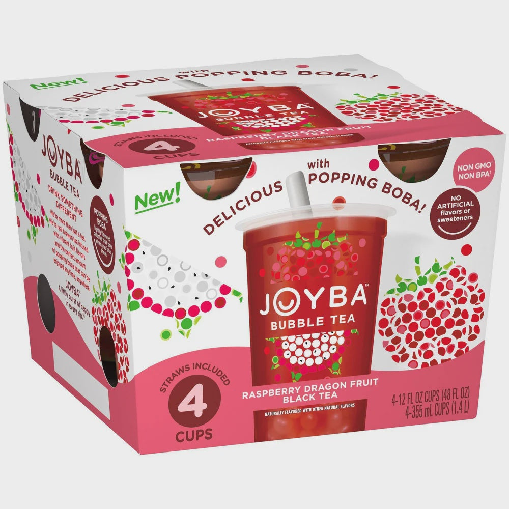Joyba Bubble Raspberry Dragon Fruit 4pk