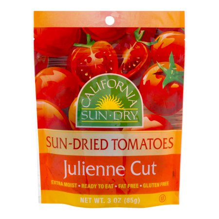California Sun Dried Tomatoes Julienne Cut 3oz