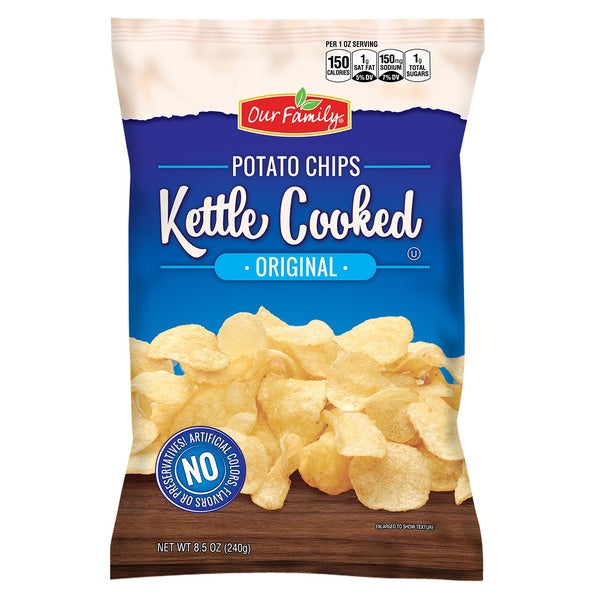 Our Family Original Kettle Chips 8oz