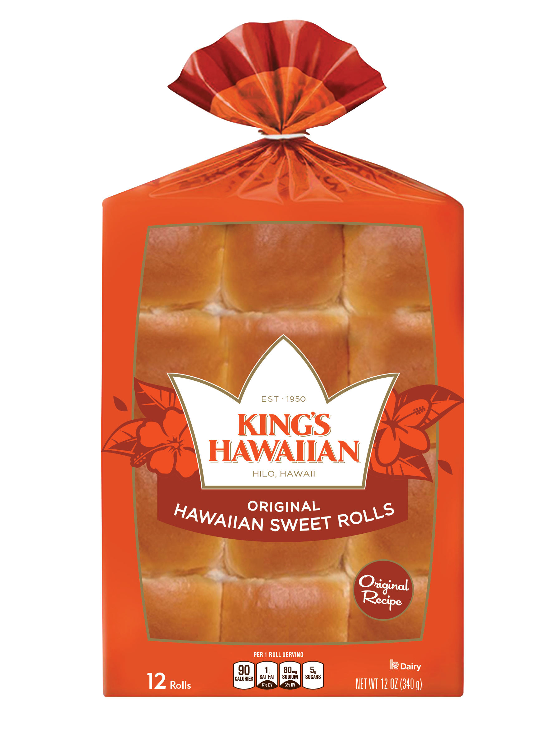 King's Hawaiian Original Sweet Rolls 12ct