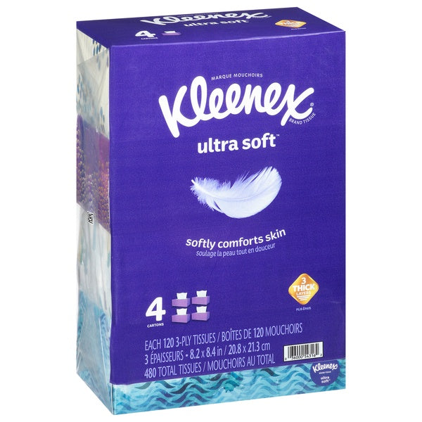 Kleenex Ultra Care Tissue 4pk