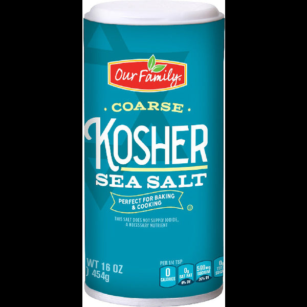 Our Family Coarse Kosher Salt 12oz