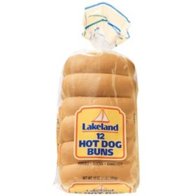Lakeland Hot Dog Buns 12ct
