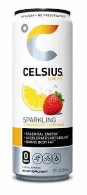 Celsius Energy Drink Strawberry Lemonade 12oz