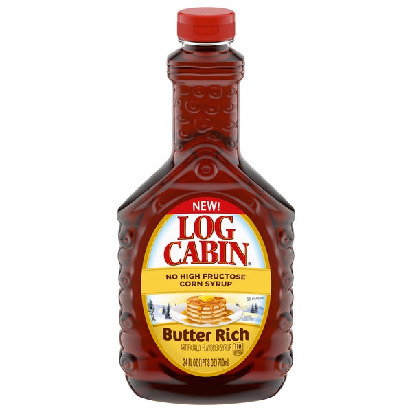Log Cabin Butter Rich Pancake Syrup 24oz